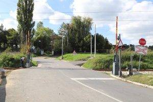 Pružni prelaz u Avalskoj ulici u Vrčinu